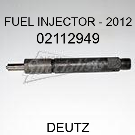 FUEL INJECTOR - 2012 02112949