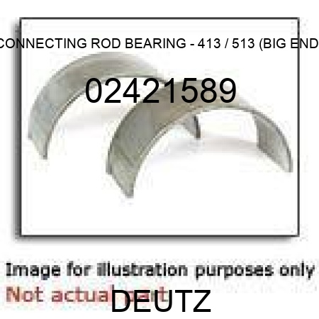 CONNECTING ROD BEARING - 413 / 513 (BIG END) 02421589