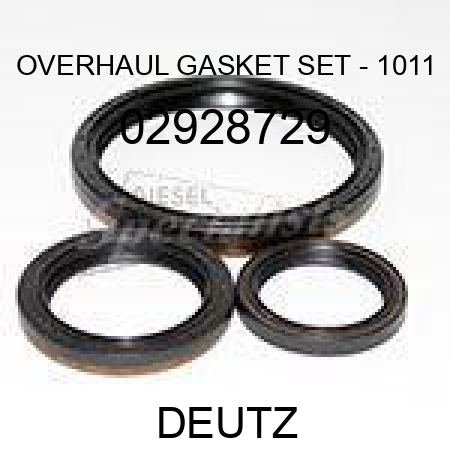 OVERHAUL GASKET SET - 1011 02928729