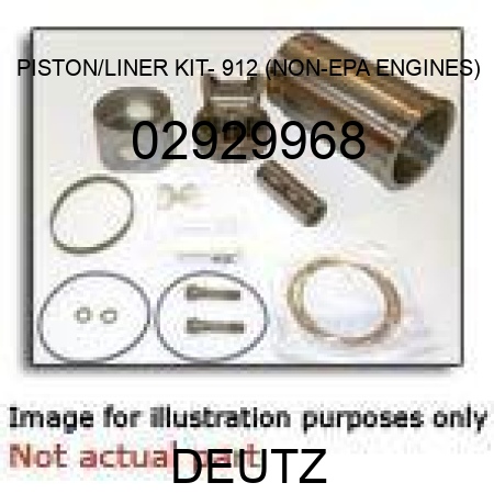 PISTON/LINER KIT- 912 (NON-EPA ENGINES) 02929968