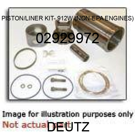 PISTON/LINER KIT- 912W (NON-EPA ENGINES) 02929972