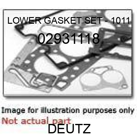 LOWER GASKET SET - 1011 02931118
