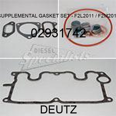 SUPPLEMENTAL GASKET SET - F2L2011 / F2M2011 02931742