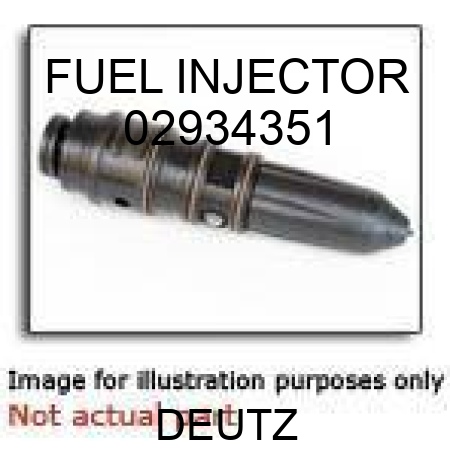 FUEL INJECTOR 02934351