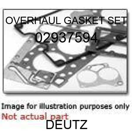 OVERHAUL GASKET SET 02937594