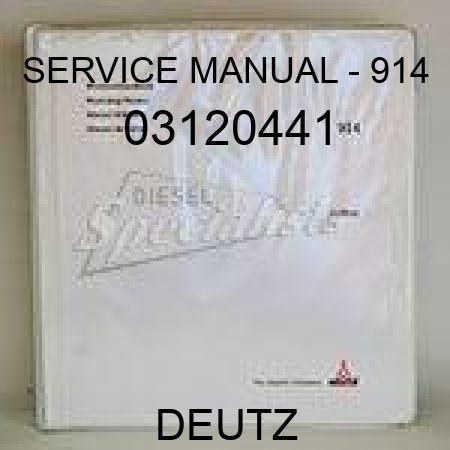 SERVICE MANUAL - 914 03120441