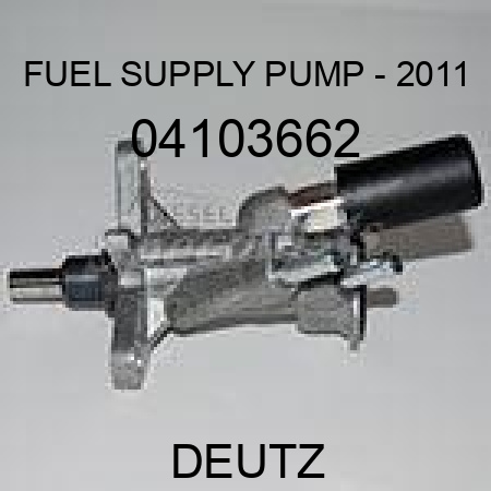 FUEL SUPPLY PUMP - 2011 04103662