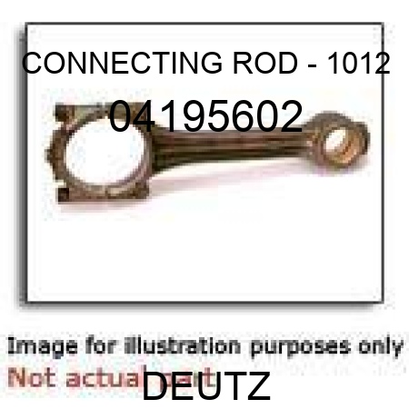 CONNECTING ROD - 1012 04195602