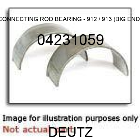 CONNECTING ROD BEARING - 912 / 913 (BIG END) 04231059