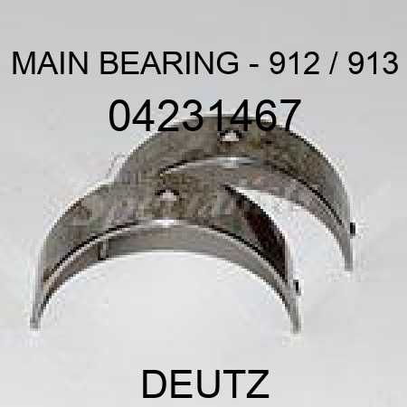 MAIN BEARING - 912 / 913 04231467