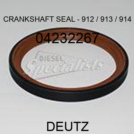 CRANKSHAFT SEAL - 912 / 913 / 914 04232267