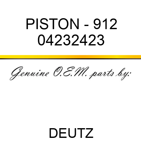 PISTON - 912 04232423
