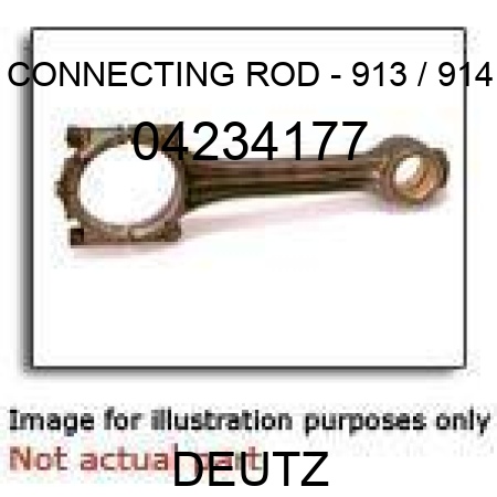 CONNECTING ROD - 913 / 914 04234177