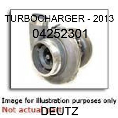 TURBOCHARGER - 2013 04252301