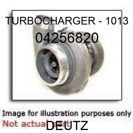 TURBOCHARGER - 1013 04256820