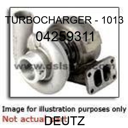 TURBOCHARGER - 1013 04259311