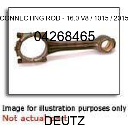 CONNECTING ROD - 16.0 V8 / 1015 / 2015 04268465