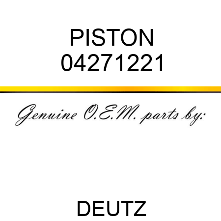 PISTON 04271221