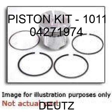 PISTON KIT - 1011 04271974