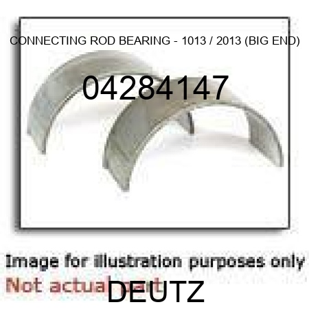 CONNECTING ROD BEARING - 1013 / 2013 (BIG END) 04284147