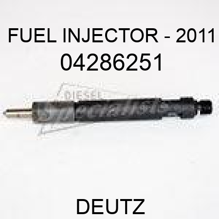 FUEL INJECTOR - 2011 04286251