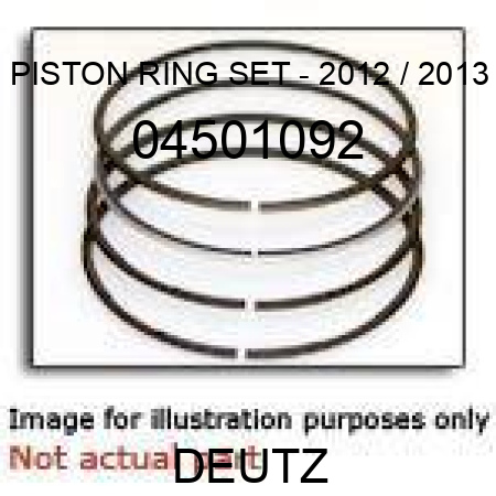 PISTON RING SET - 2012 / 2013 04501092
