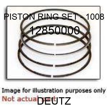 PISTON RING SET - 1008 12850000