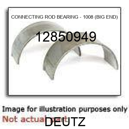 CONNECTING ROD BEARING - 1008 (BIG END) 12850949