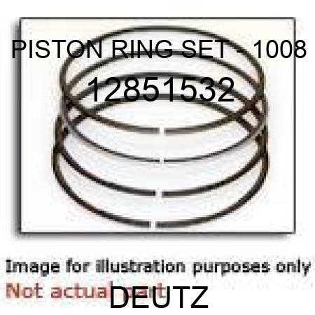 PISTON RING SET - 1008 12851532
