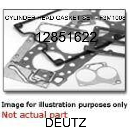 CYLINDER HEAD GASKET SET - F3M1008 12851622