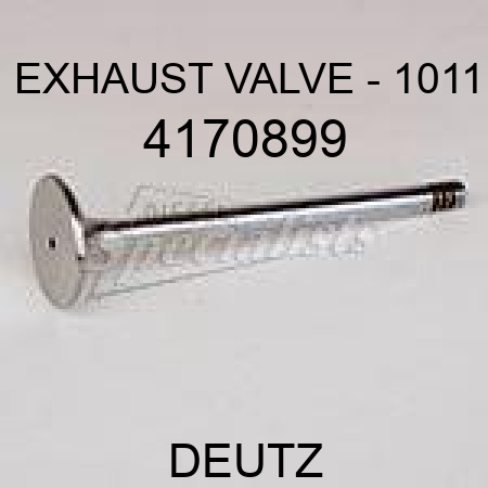 EXHAUST VALVE - 1011 4170899