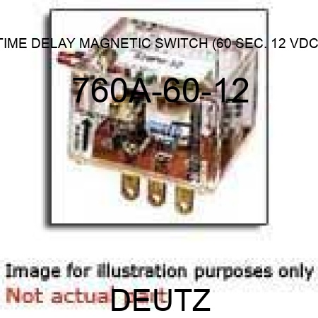 TIME DELAY MAGNETIC SWITCH (60 SEC., 12 VDC) 760A-60-12