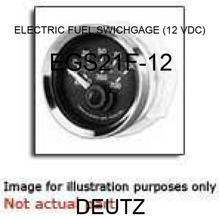 ELECTRIC FUEL SWICHGAGE (12 VDC) EGS21F-12