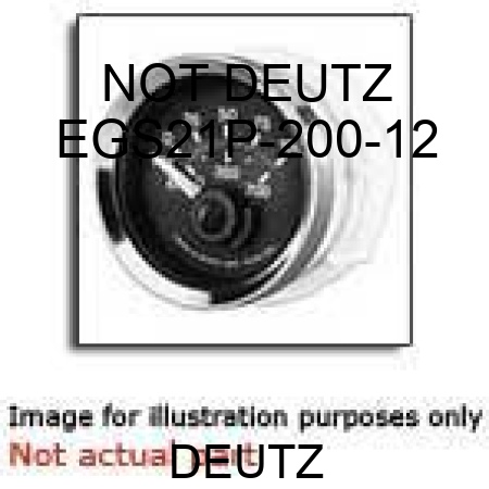 NOT DEUTZ EGS21P-200-12