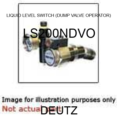 LIQUID LEVEL SWITCH (DUMP VALVE OPERATOR) LS200NDVO