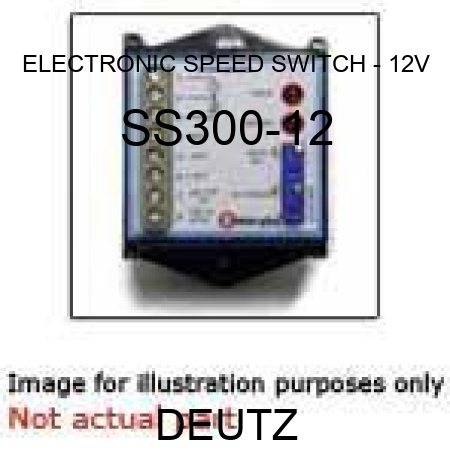 ELECTRONIC SPEED SWITCH - 12V SS300-12