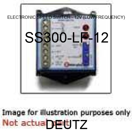 ELECTRONIC SPEED SWITCH - 12V (LOW FREQUENCY) SS300-LF-12
