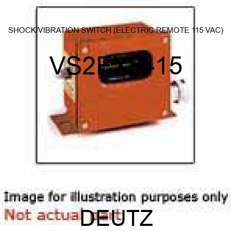 SHOCK/VIBRATION SWITCH (ELECTRIC REMOTE, 115 VAC) VS2EXR-15