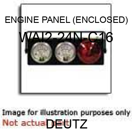 ENGINE PANEL (ENCLOSED) WAI2-24N-C16