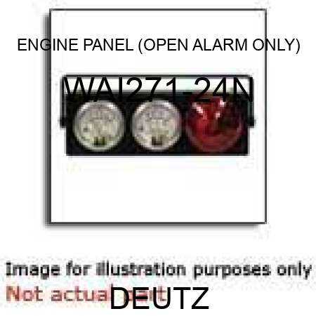 ENGINE PANEL (OPEN, ALARM ONLY) WAI271-24N