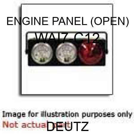 ENGINE PANEL (OPEN) WAI7-C12