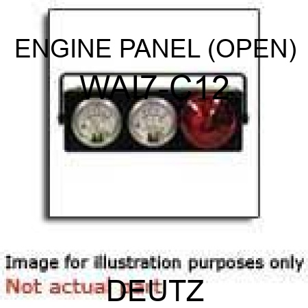 ENGINE PANEL (OPEN) WAI7-C12