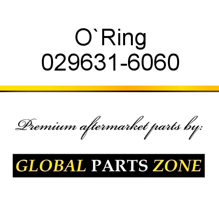 O`Ring 029631-6060