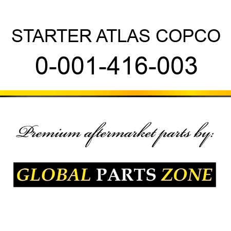 STARTER ATLAS COPCO 0-001-416-003