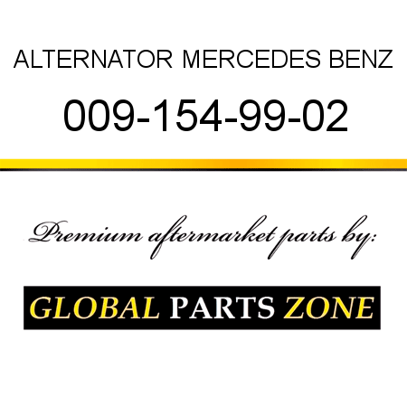 ALTERNATOR MERCEDES BENZ 009-154-99-02