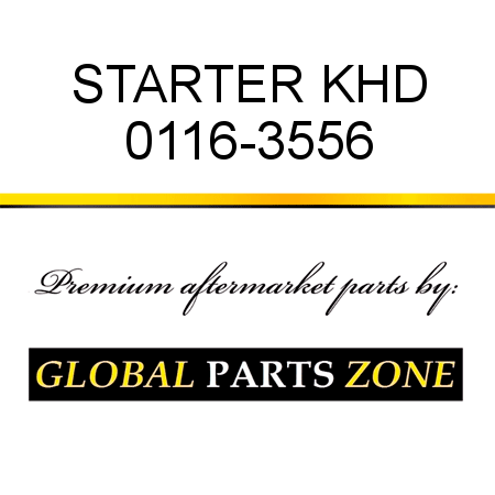 STARTER KHD 0116-3556