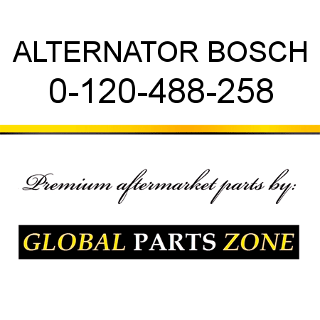 ALTERNATOR BOSCH 0-120-488-258