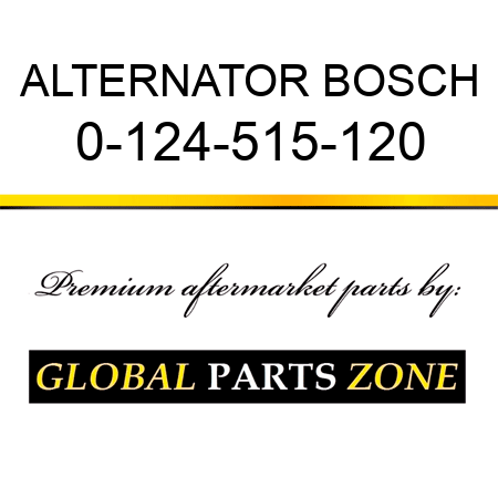 ALTERNATOR BOSCH 0-124-515-120