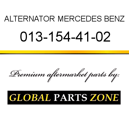 ALTERNATOR MERCEDES BENZ 013-154-41-02