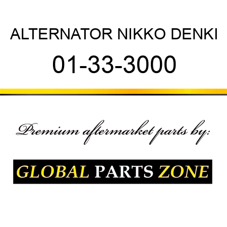 ALTERNATOR NIKKO DENKI 01-33-3000
